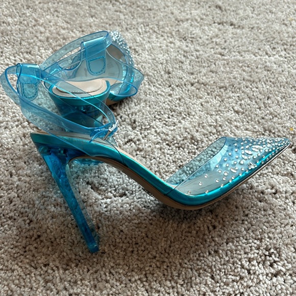Aldo X Disney Glassslipper in Blue Heels Cinderella Collection - Picture 9 of 9